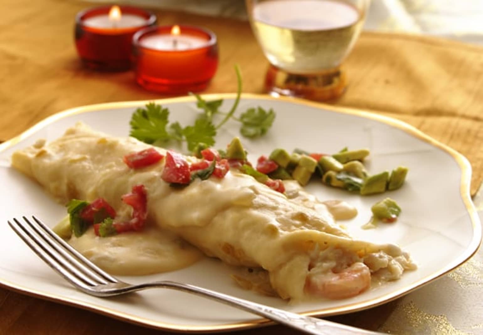 Seafood Enchiladas